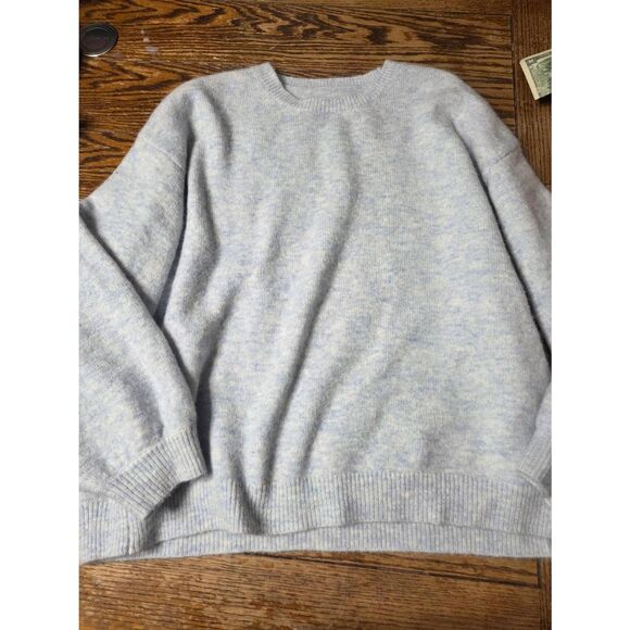 Daily Drills Light Blue Sweater Marbled Alpaca Blend Sz XS/S - Picture 2 of 4